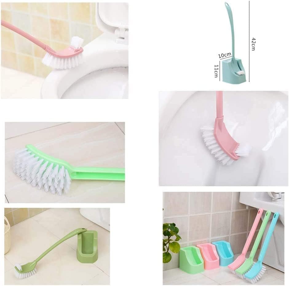 Conjunto de pincel de inovação VHG de 3, sistema de limpeza do vaso sanitário, escova de vaso sanitário e escova