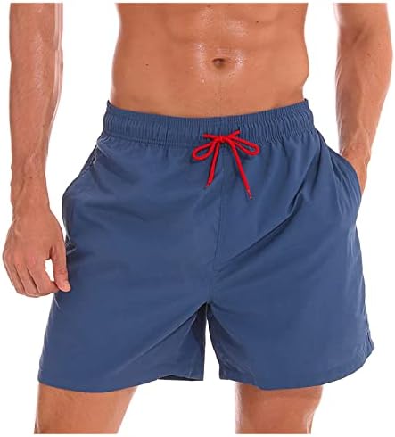 Ymosrh mass nadar masculino masculino shorts de praia seca rápida com bolsos com zíper e malha de nadar