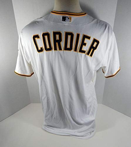 2013 Pittsburgh Pirates Erik Cordier # Jogo emitiu White Jersey Pitt33077 - Jerseys MLB usada para jogo MLB
