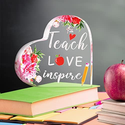 Presentes de apreciação de professores ensinam amor inspir