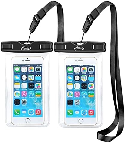 Caixa à prova d'água da Airuntech, bolsa de celular à prova d'água compatível com iPhone 14/13/12/12 Pro Max/11/11 Pro/Se/Xs Max/Xr/8p/7 Galaxy até 8,5 , bolsa de telefone para viagens de caiaque de praia