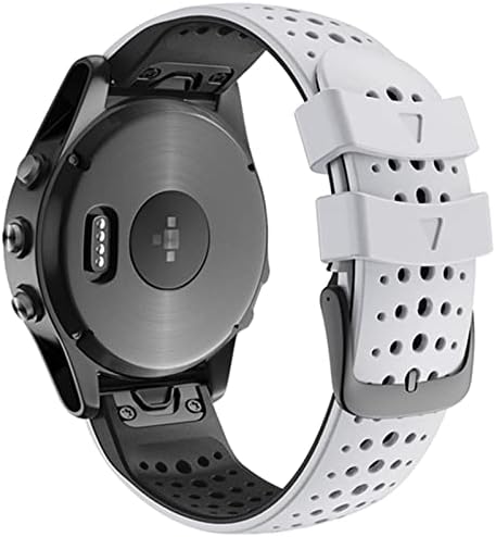 KDEGK 22mm Quickfit WatchBand para Garmin Fenix ​​7 6 6Pro 5 5Plus Banda de silicone para abordagem S60 S62 Forerunner 935 945 Strap de pulso