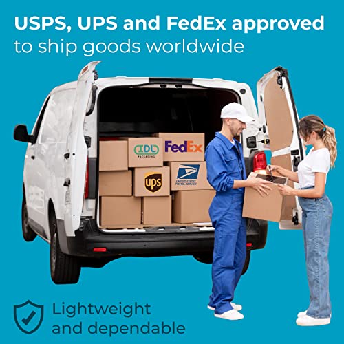 Embalagem IDL Caixas móveis longas corrugadas 28 L x 12 W x 12 H - Excelente escolha de caixas de embalagem resistentes para USPS, UPS, FedEx Envie