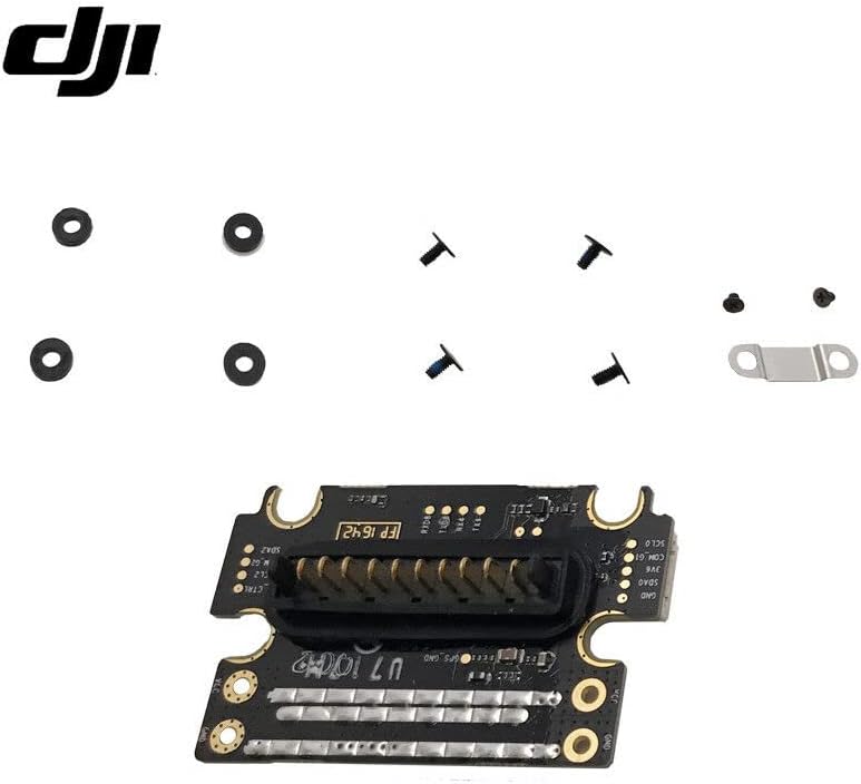 Dagijird Drone Power Interface Board Module Porta com parafusos Parte de reparo da peça de montagem para DJI Phantom 4 Pro