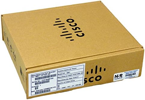 Cisco CP-6901-C-K9 = telefone IP unificado 6901 aparelho padrão, carvão vegetal
