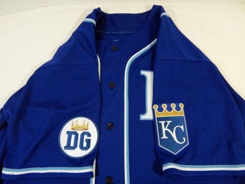 2020 Kansas City Royals Braden Shipley 38 Jogo emitido Blue Jersey DG P 44 25 - Jogo usada MLB Jerseys