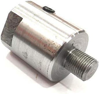 O adaptador do eixo do torno conecta o eixo da máquina de 3/4 x 16 TPI a M12 x 1 talhas rosqueadas