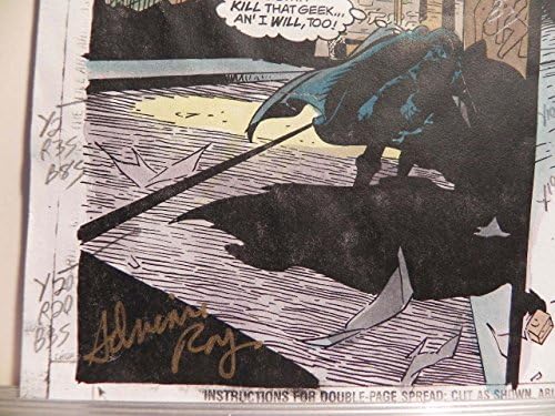 Batman Shadow of the Bat Vol.1#22 Arte de produção assinada A. Roy w/coa pg.5
