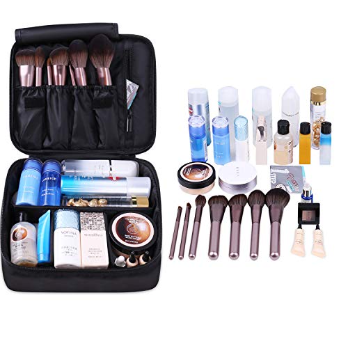Narwey Travel Makeup Bag Organizador de maquiagem de bolsas cosméticas para mulheres
