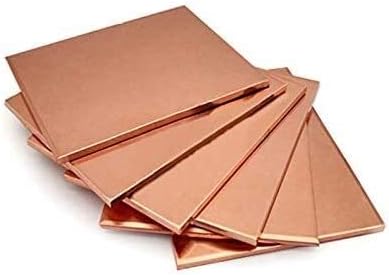 AMDHZ Folha de cobre pura Colelando puro Capper Block quadrado Placa de cobre plana comprimidos Material Material