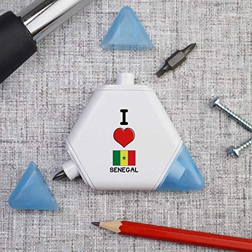 Azeeda 'I Love Senegal' Compact DIY Multi Tool