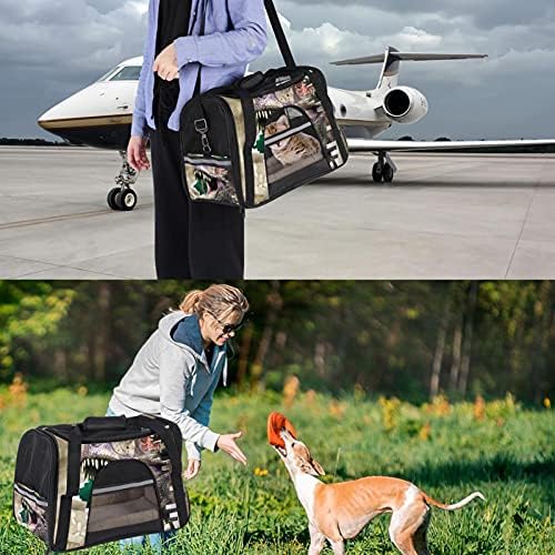 Pet Transportador 3D dinossauros através de transportadoras de viagem para animais de estimação fidelas de parede para gatos, cães cachorros confortável portátil Pet Saco de estimação Airline aprovada
