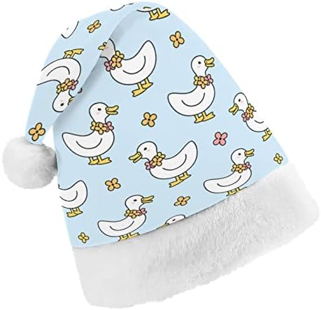 Colar de pato e flores fofos chapéu de Natal para o capítulo de natal de Natal