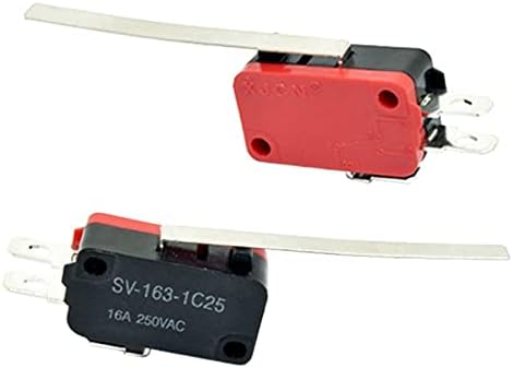 Switch de limite de viagem micro viagens HAJUS SPDT Momentário em OFF 1No1NC ALVANÇA Roller Micro Switch V-156-1C25
