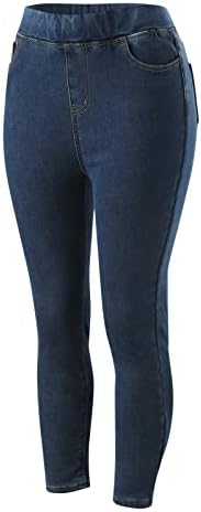 Women Bott Cut Plexush jeans feminina outono inverno 2022 novo desgaste externo espessado na cintura alta pés pequenos de plus size em