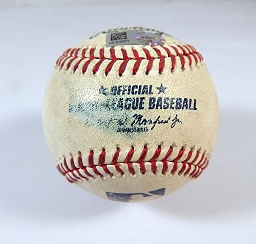 2021 Los Angeles Dodgers Col Rockies Game usou Baseball Trevor Story RBI Sac Fly - Game Usado Baseballs