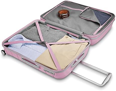 Samsonite Freeform Hardside Expandable bagagem com spinners | Rosa rosa | Conjunto 2pc