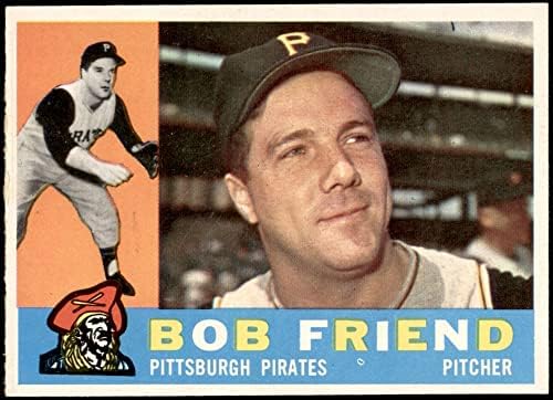 1960 Topps 437 Bob Friend Pittsburgh Pirates NM/MT Pirates