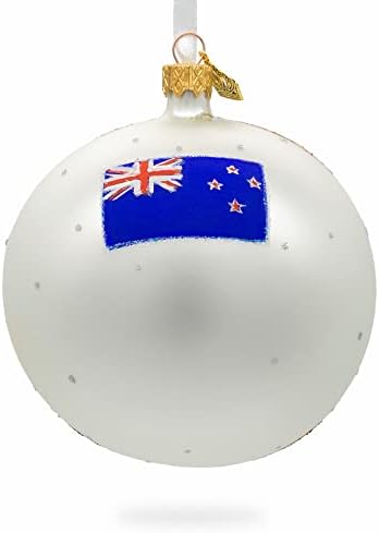 Sky Tower, Auckland, Nova Zelândia Bola de vidro Ornamento de Natal de 4 polegadas