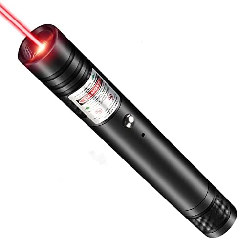 Ponteiro vermelho de laser de alta potência, ponteiro de longo alcance a 10000 pés, ponteiro a laser recarregável de alta