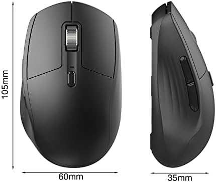 Mouse sem fio Pinkcat, 2,4g de mouse silencioso silencioso sem fio com receptor USB, 3 ratos de computador sem fio dpi ajustáveis