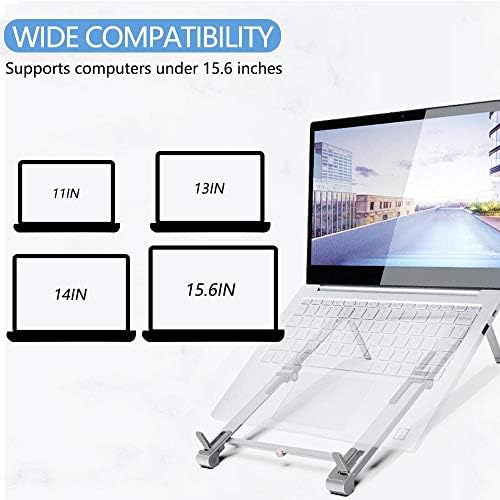 Suporte de ondas de caixa e montagem compatível com o Acer ConceptD 7 Ezel - Pocket Aluminium Stand 3 -em -1, portátil e com vários ângulos