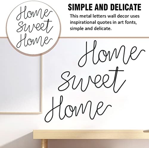 Casa doce casa signo-3d word Art Home Sweet Home Wall Decor-metal Home Decoração de casa doce para casa Cozinha