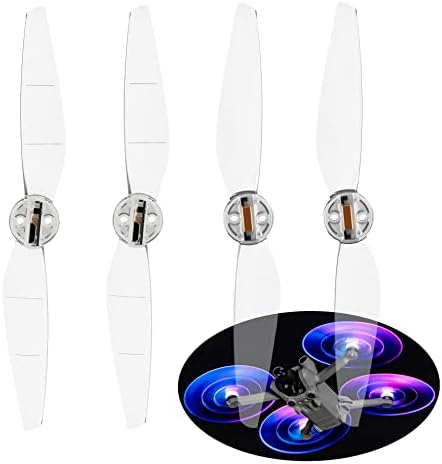 Mini 3 Pro Lights Hélice, Night LED Flash Flying Flying Propeller Blades Aderetes para DJI mini 3 Pro Accessories