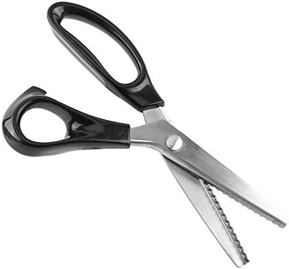 Triângulo de renda de tecido Scissors Comfort Grips Professional Cresced Making Pinking Shears Artesanato Zig Zag Cut Scissors