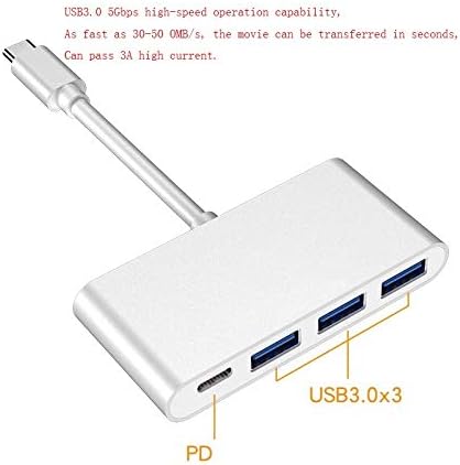 LhllHl Tipo-C Hub de docking Hub3.0 Hub com PD Charging Laptop USB Splitter 3.0 Hub de expansão