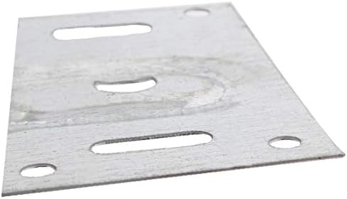 X-Dree 200mmx75mm Iron Zinco Placa de ar condicionado de zinco Placa de placa (ACONDICIONADOR DE AIRE PLATEADO DE ZINC DE