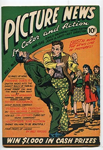 Picture News #3-1946-Sinatra-FDR-June Allyson-Benny Goodman-Milt Gross-Fn+