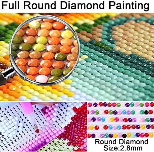Miniose DIY 5D Pintura de diamante de vinho tinto Round redonda Diamante Bordado de vidro Kits de ponto cruzado Mosaic