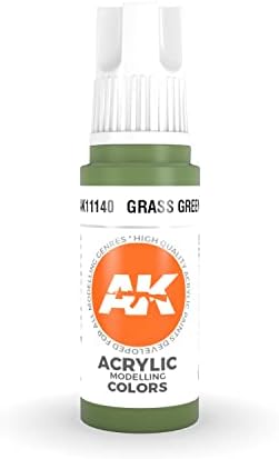 Ak Interactive 3rd Gen Acrylic Grass Green 17ml