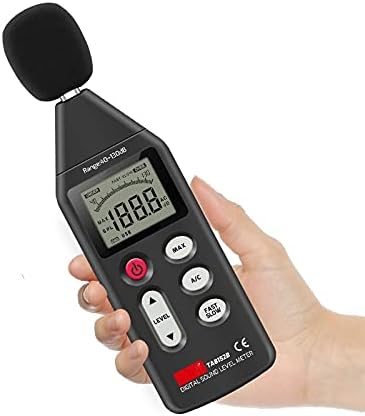 TWDYC Digital Sound Level Medidor de ruído Medidor de áudio Detector de áudio LCD Volume Decibel Medição de volume