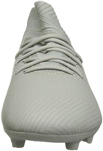 adidas unissex-kid's nemeziz 18.3 sapato de futebol terrestre firme, prata de cinzas/cinzas prateada/tonalidade branca, 11k m u nós garotinha
