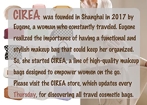 Bolsa de cosméticos de viagem de grande capacidade para mulheres para mulheres cuidados com a pele com compartimentos