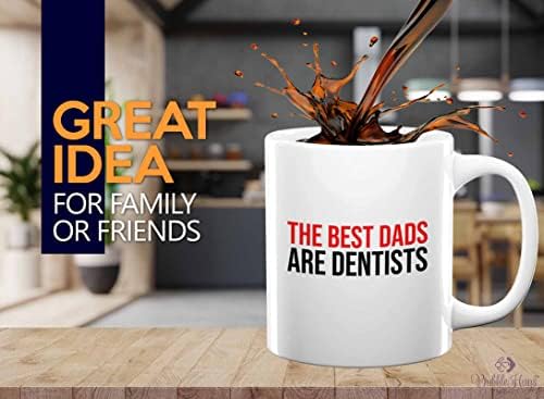 Dentistas da terra dos flairs Caneca de café 11oz White - Pais são dentistas - Dentista pai Ortodontista odontologia dental Dadrista