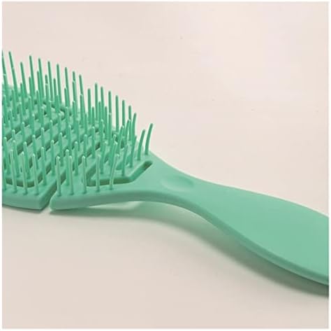 Escovas molhadas e secas para mulheres que detêm escovas de massagem com beludas de penteados para ferramentas de cabelo curto
