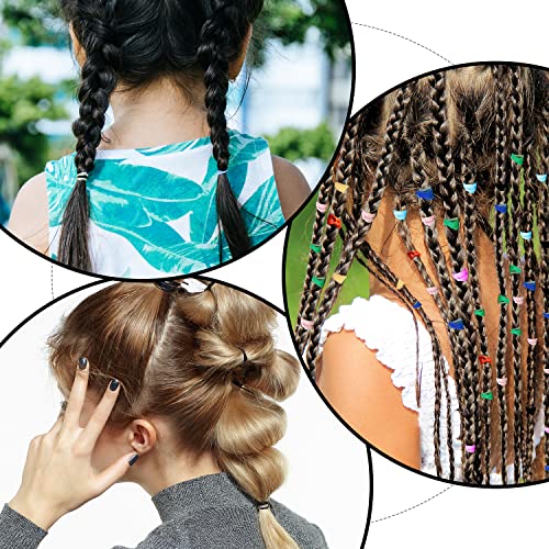 1000pcs pequenos cabelos de borracha laços, mini -elástico colorido acessórios para crianças meninas garotas bebês mulheres scrunchies tranças cabelos