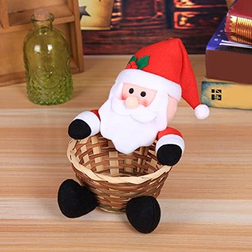 1 PCS Christmas Gnome Candy Basket 1pcs Feliz Natal Candy Storage Basket Decoration
