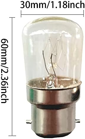 B22 25W LUZ PYGMY LUZ S35 Lâmpada de máquina de costura Clear Night Light Light Dash Lâmpada AC110V Lâmpada de tungstênio para o