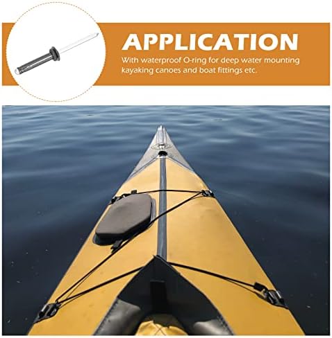 Sosoport 2 conjuntos de rebites profissionais convenientes rebites de barco multifuncional Rivet Kayak Acessório