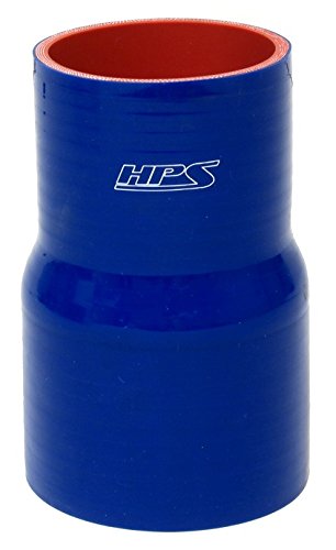 HPS htsrnblue-263 1,25 -1,5 ID, 4 comprimento, mangueira de acoplador de redutor de silicone, alta temperatura reforçada com 4 camadas, silicone, azul