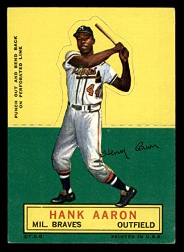 1964 Topps Hank Aaron Milwaukee Braves ex Braves
