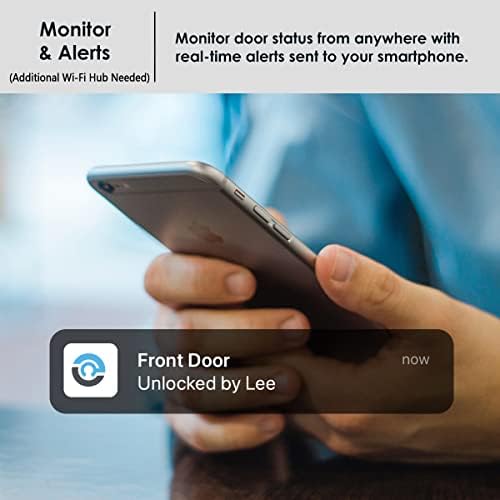 Lockly Flex Touch, Bluetooth Smart Door Lock, trava sem chave sem chave, 3D Biométrica de impressão digital