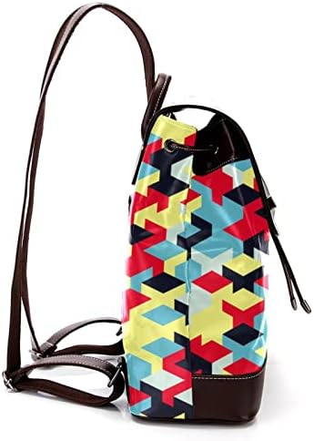 Mochila laptop VBFOFBV, mochila elegante de mochila de mochila casual bolsa de ombro para homens, Modern Cartoon Padrão geométrico