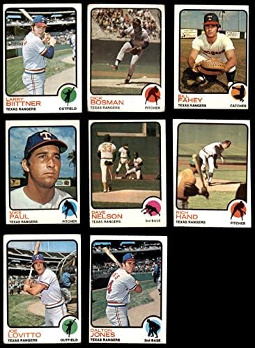 1973 Topps Texas Rangers perto da equipe definiu o Texas Rangers VG+ Rangers