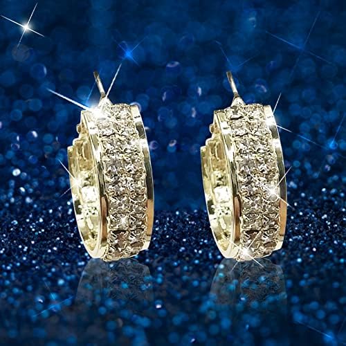 Brincos de strass para garotas de garanhão Brincos de argolas de luxo de luxo elegnat piercing garanhões brincos de brinco