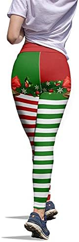 IIUs de Natal de Natal Allédia Leggings Mulheres Plus Tamanho Leggings O treino de levantamento de troca de árvore de Natal,